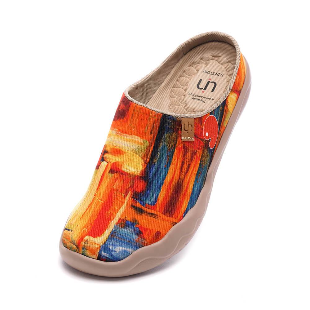 UIN Footwear Men Color Zone Slipper Men-US Local Delivery Canvas loafers