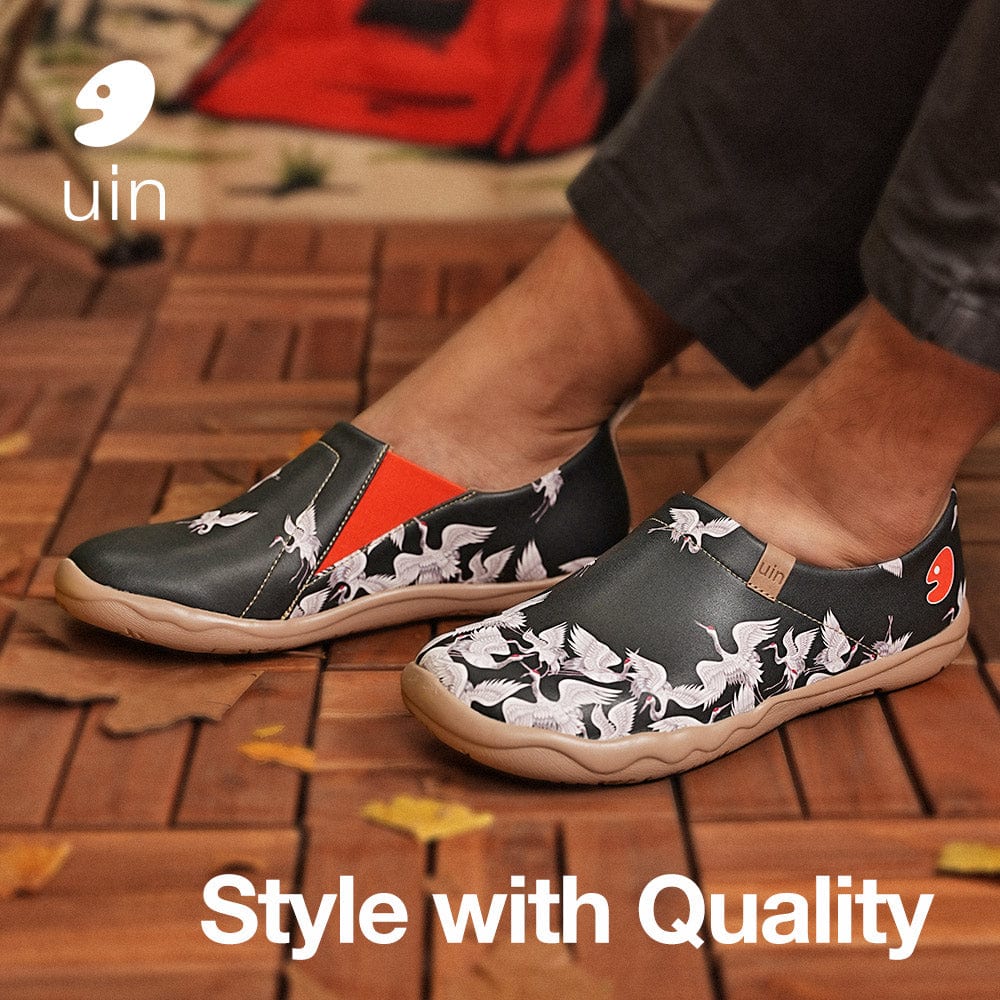 UIN Footwear Men Crane In Dark Men Canvas loafers