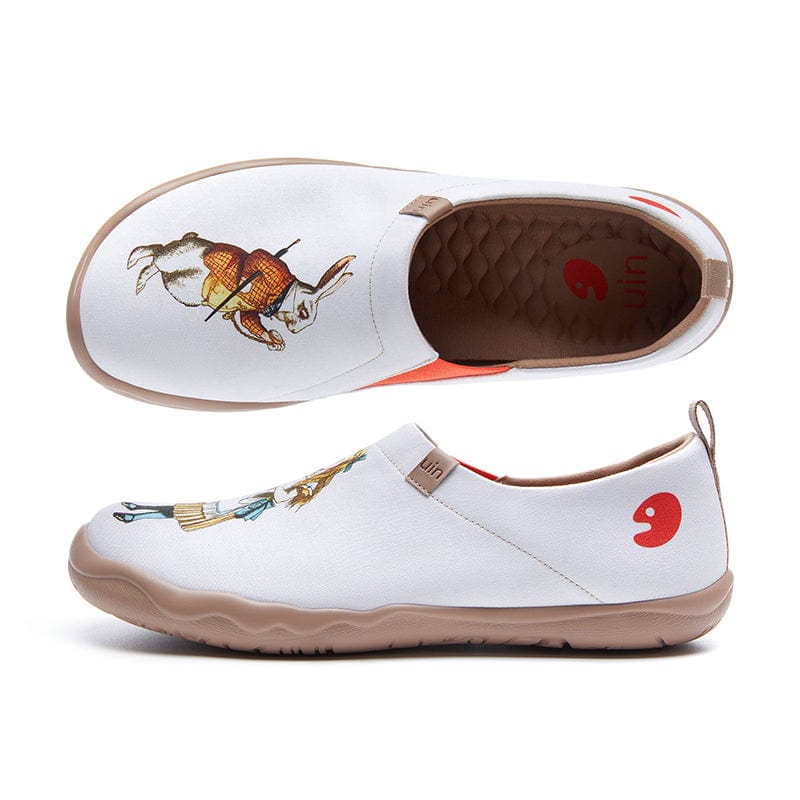 UIN Footwear Men John Tenniel Alice's Adventures in Wonderland Toledo I Men Canvas loafers