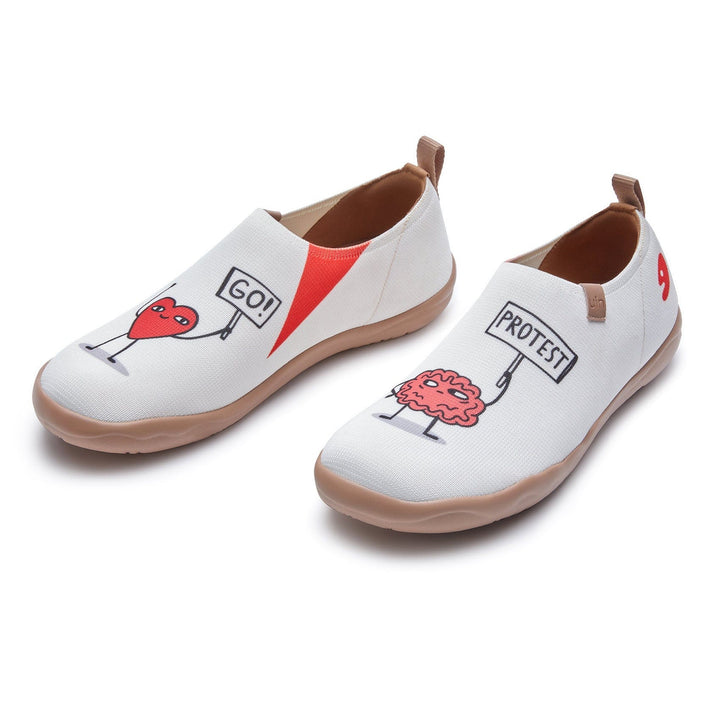 UIN Footwear Men Love Wins Toledo I Men Canvas loafers