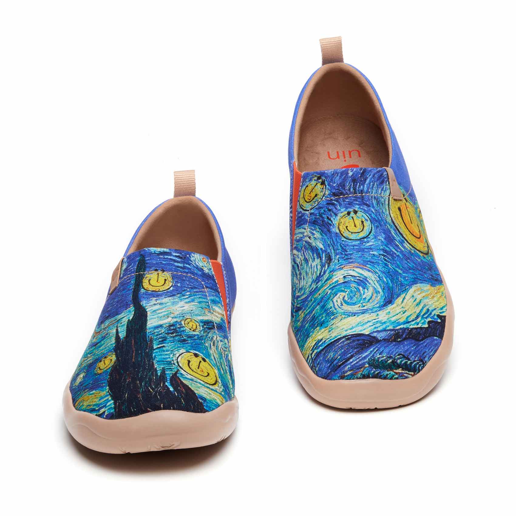 UIN Footwear Men Smiley Night Toledo I Men-US Local Delivery Canvas loafers