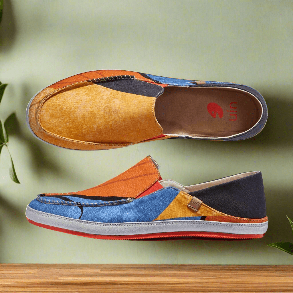 UIN Footwear Men Sunset Tree Shadow Formentera II Men Canvas loafers