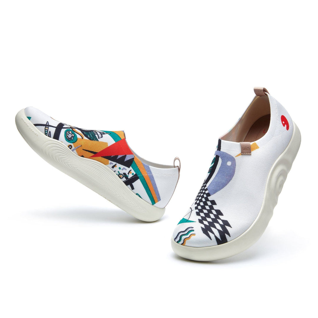 UIN Footwear Men Wassily Kandinsky Kleine Welten IV Toledo X Men Canvas loafers