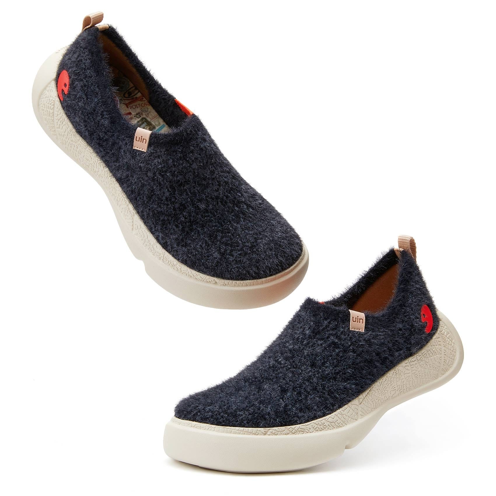 UIN Footwear Women Bouncing Black Toledo XII Women Canvas loafers