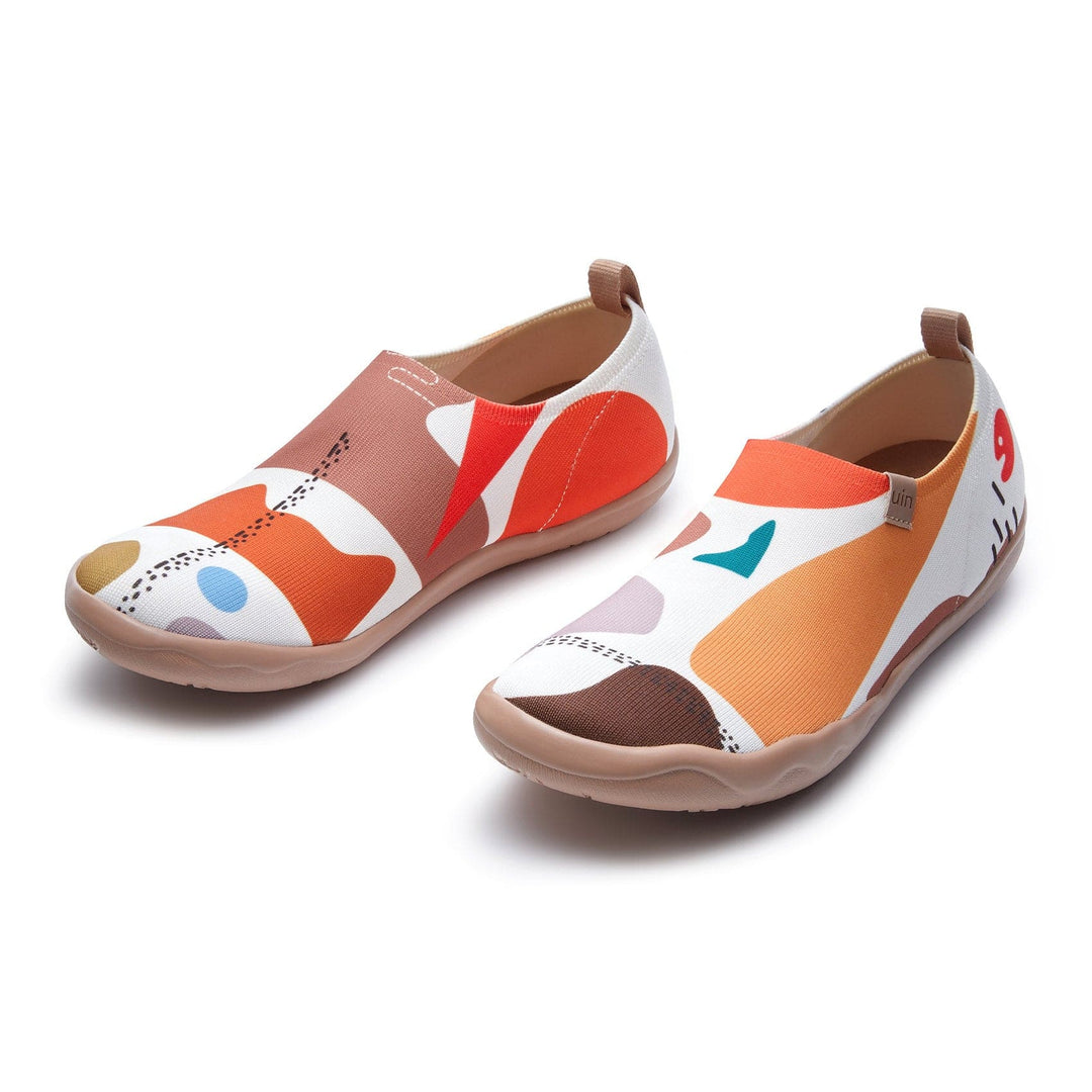 UIN Footwear Women Dunhuang Danxia Landform Toledo I Women Canvas loafers