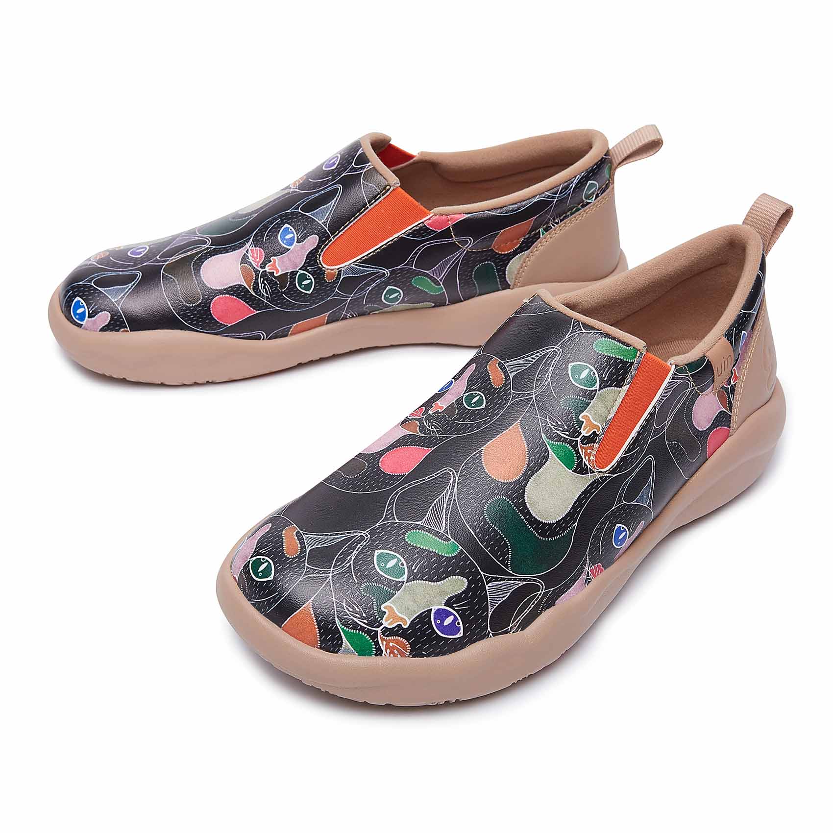 UIN Footwear Women Leopard Cuenca Women-US Local Delivery Canvas loafers