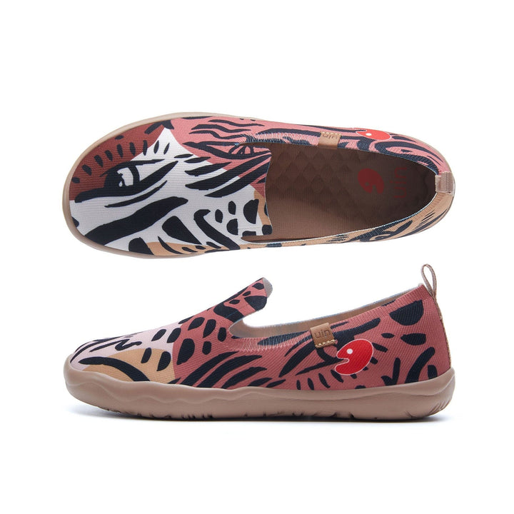 UIN Footwear Women Leopard's Eyes Barcelona Women Canvas loafers