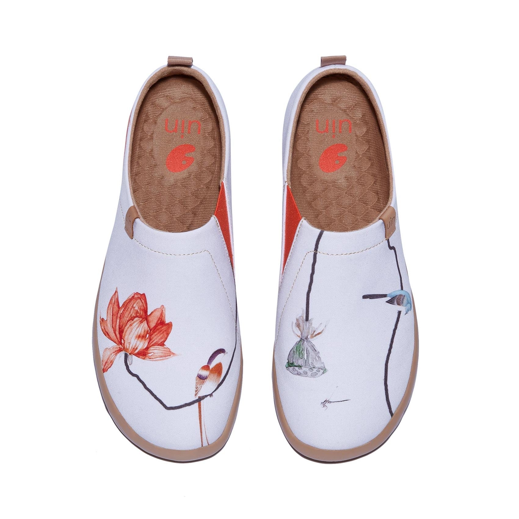 UIN Footwear Women Lotus & Bird Toledo I Women-US Local Delivery Canvas loafers