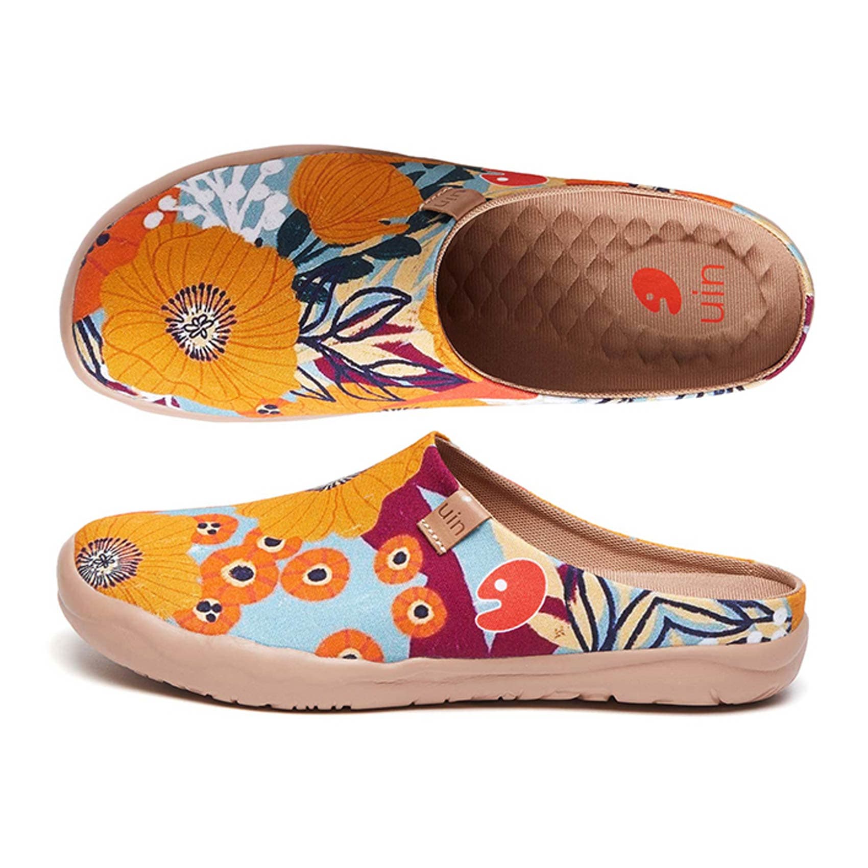 UIN Footwear Women Marigolds Malaga Slipper Women-US Local Delivery Canvas loafers