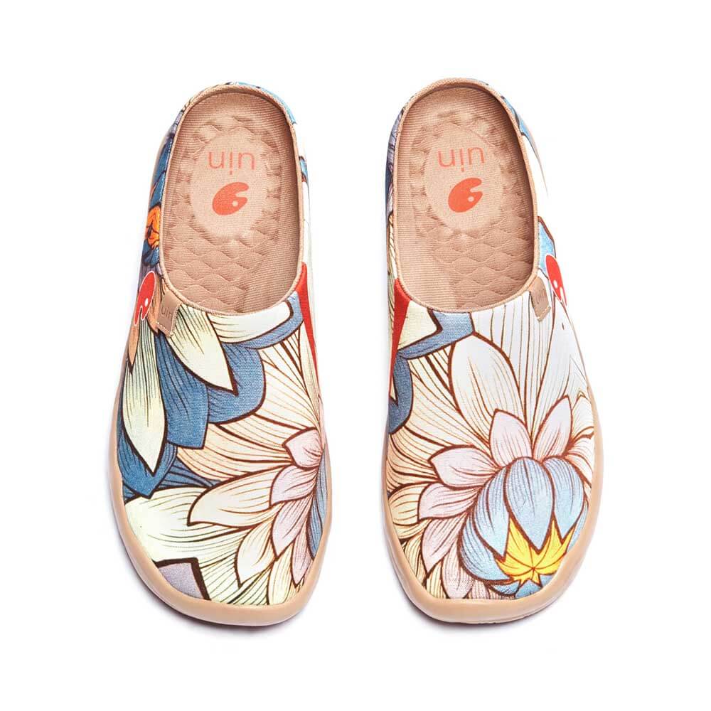 UIN Footwear Women Nelumbo Slipper-Canada Local Delivery Canvas loafers