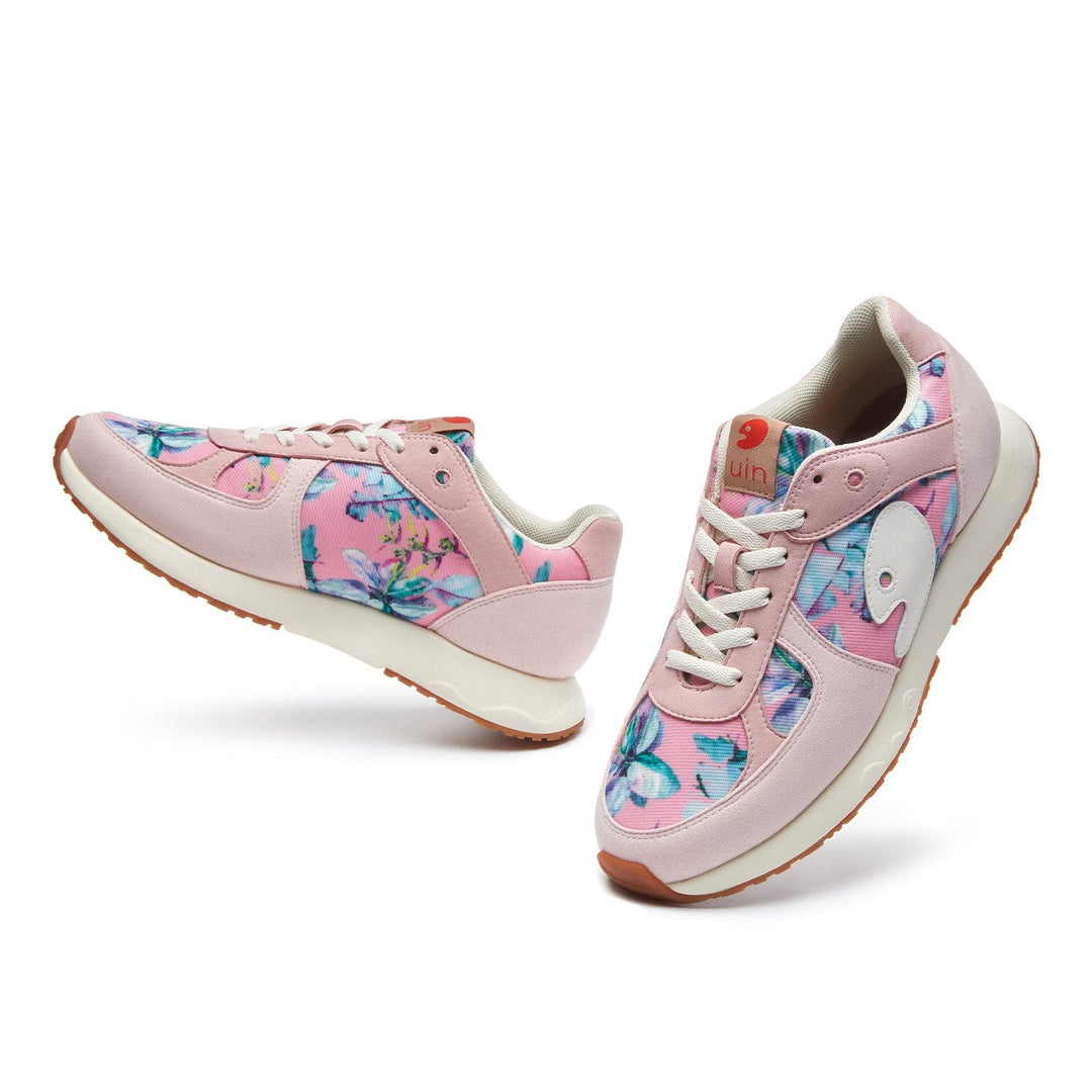 UIN Footwear Women Pink Tropical Zone La Coruna I Women Canvas loafers