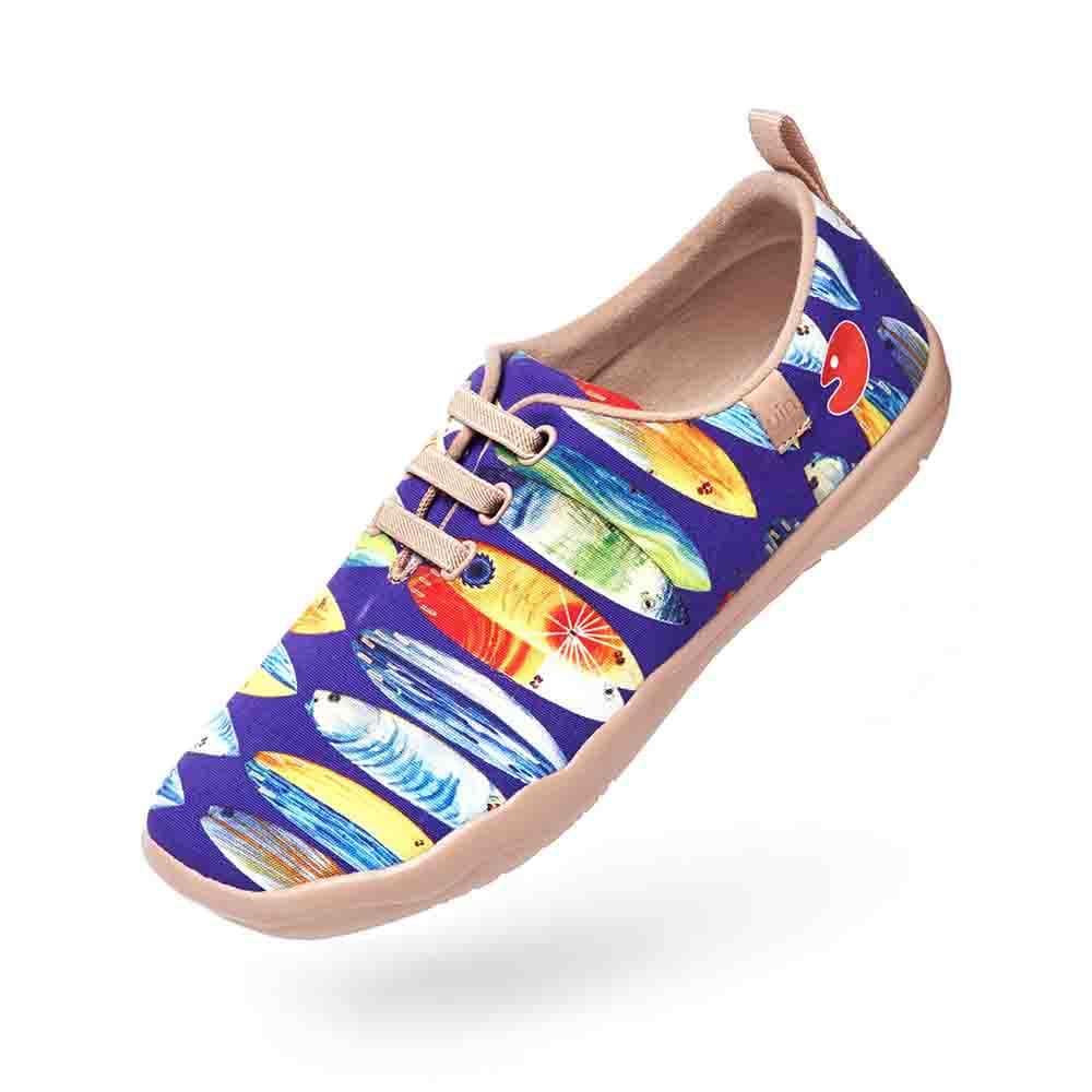 UIN Footwear Women Shark or Surfboard-US Local Delivery Canvas loafers