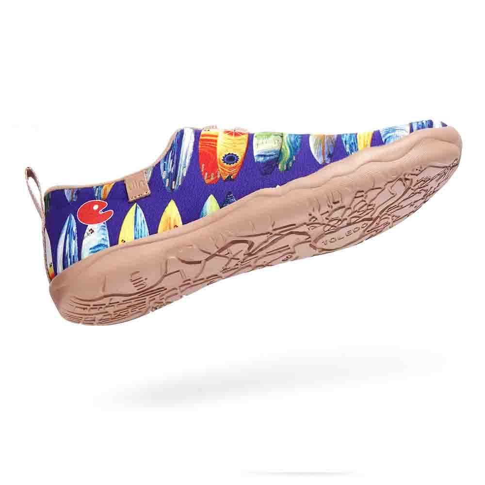 UIN Footwear Women Shark or Surfboard-US Local Delivery Canvas loafers