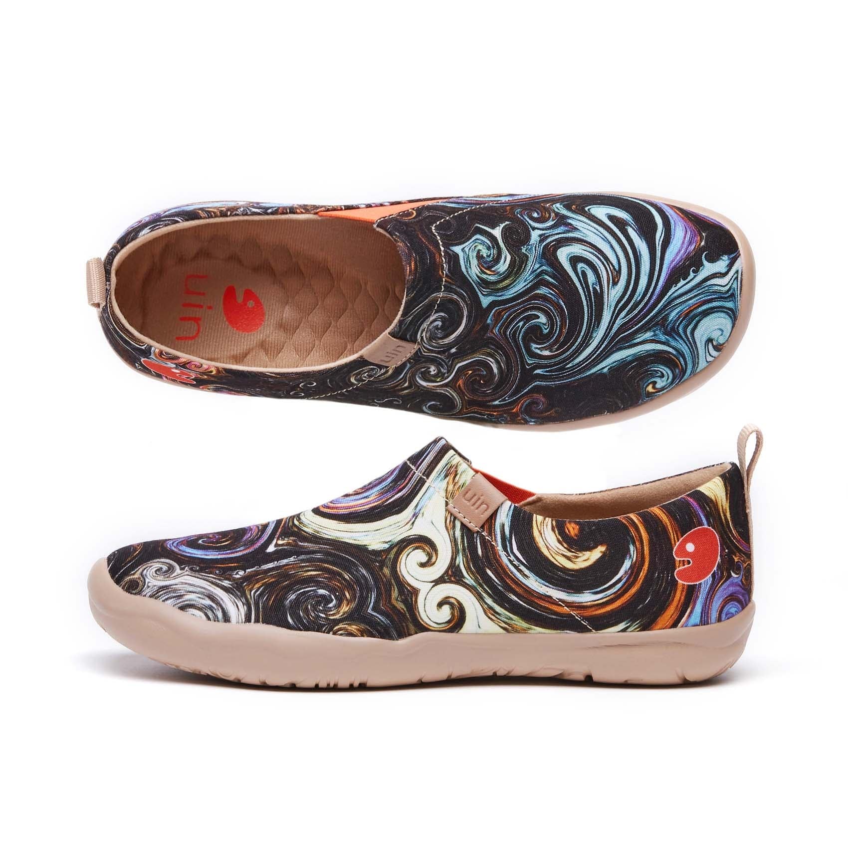 UIN Footwear Women STARRY NIGHT-Canada Local Delivery Canvas loafers