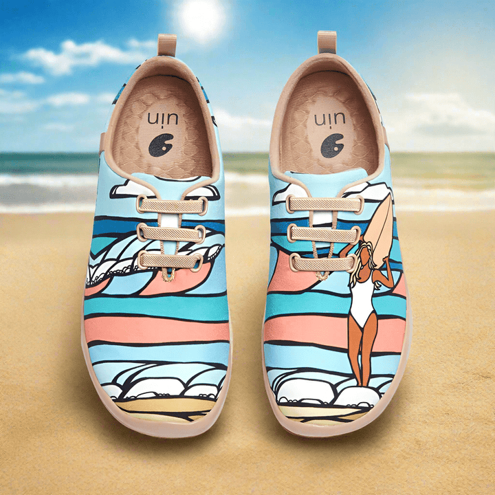 UIN Footwear Women Sunbathing Canvas loafers