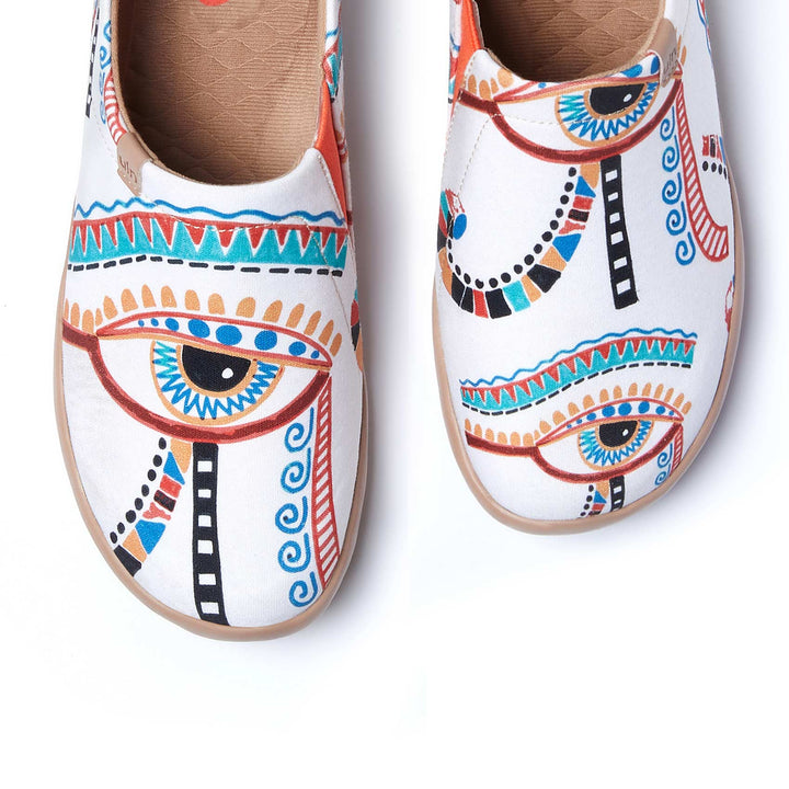 UIN Footwear Women The Eye of Horus Toledo I Women Canvas loafers