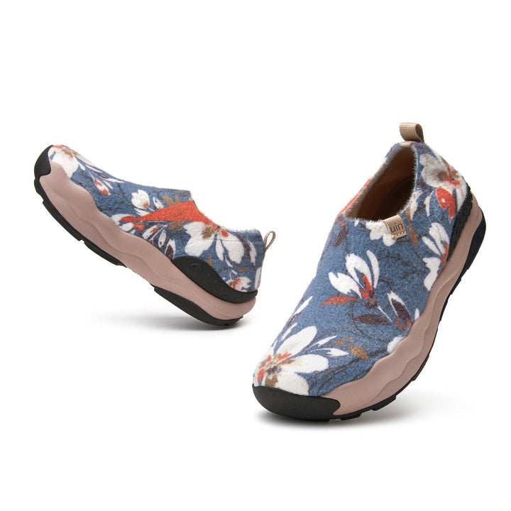 UIN Footwear Women Tranquil Flowers Toledo XI Women Canvas loafers