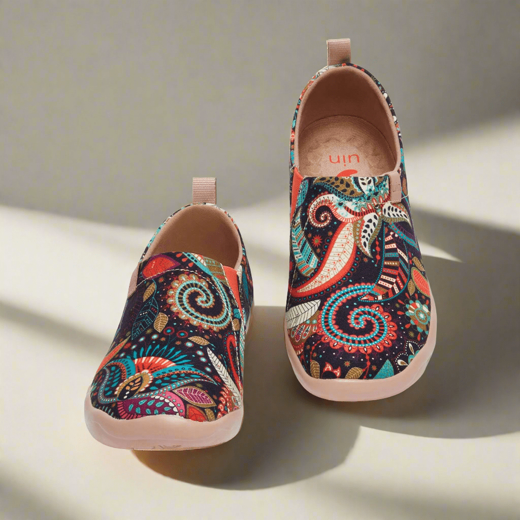 UIN Footwear Women Wonder Mandala Toledo I Women-US Local Delivery Canvas loafers