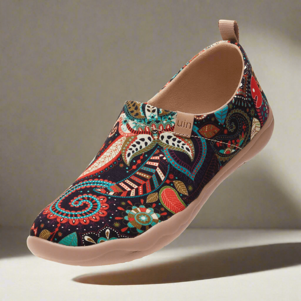 UIN Footwear Women Wonder Mandala Toledo I Women-US Local Delivery Canvas loafers