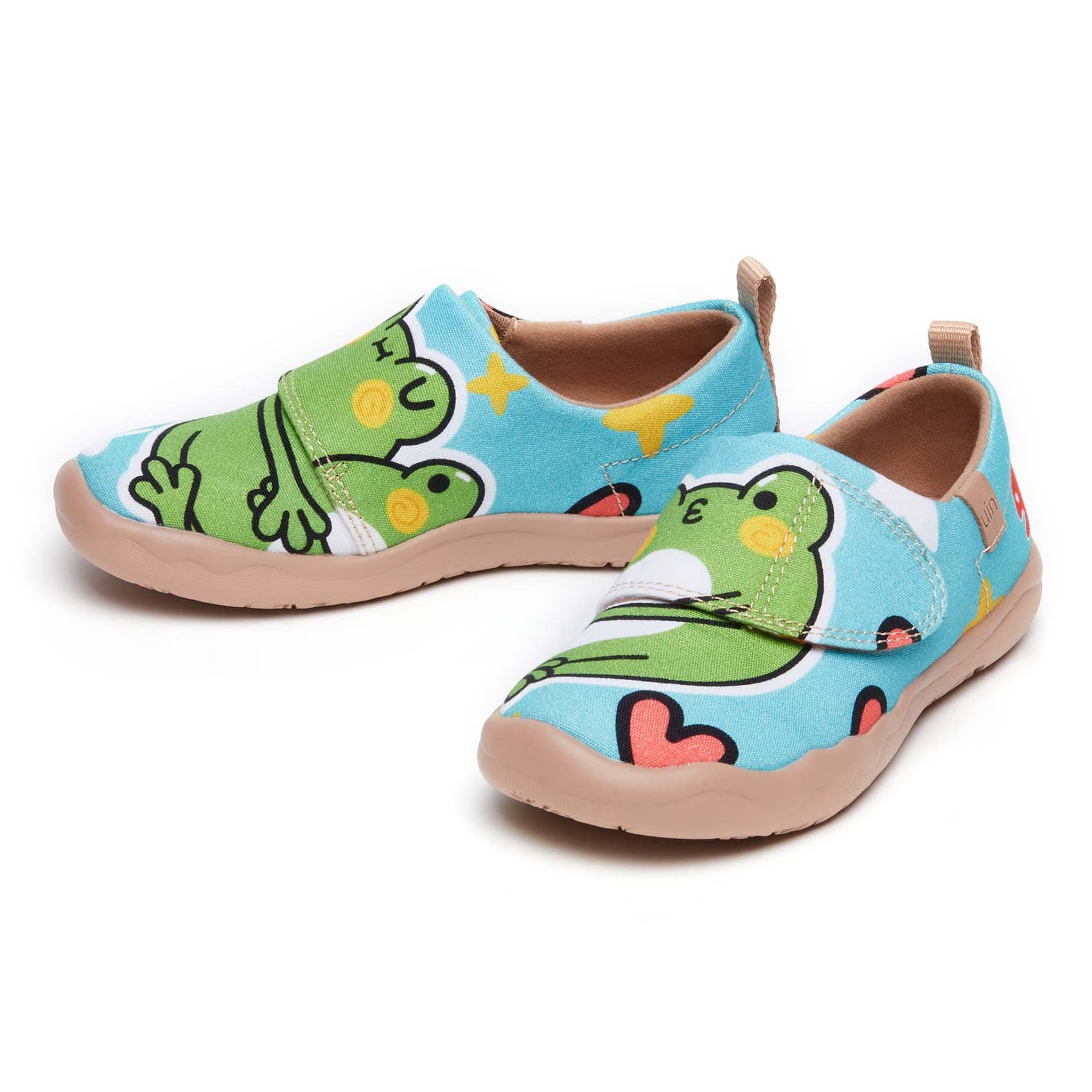 UIN Footwear Kid Froggy Love Toledo I Kid Canvas loafers