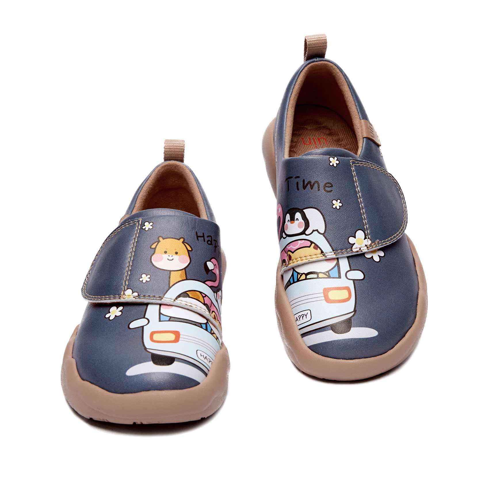 UIN Footwear Kid Happy Bus-Grey Toledo II Kid Canvas loafers