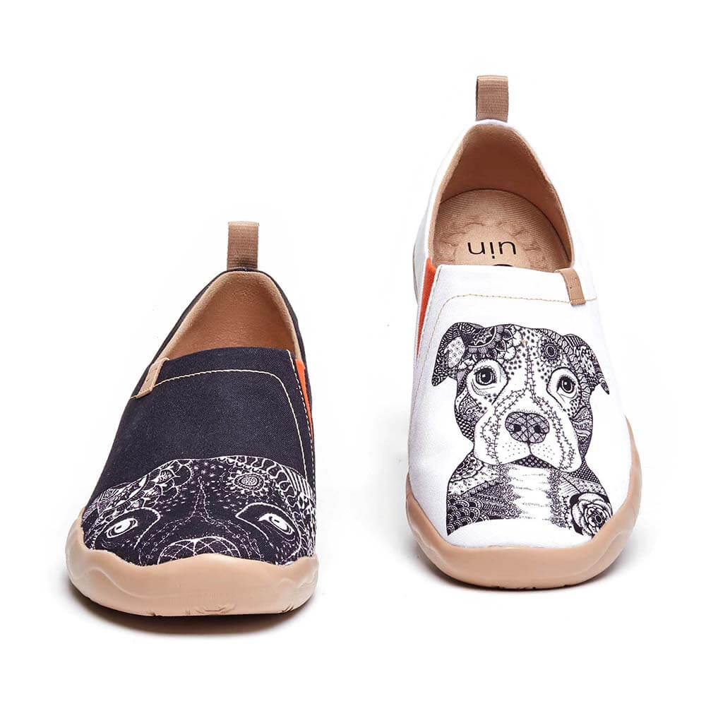 UIN Footwear Men Bulldog Canvas loafers