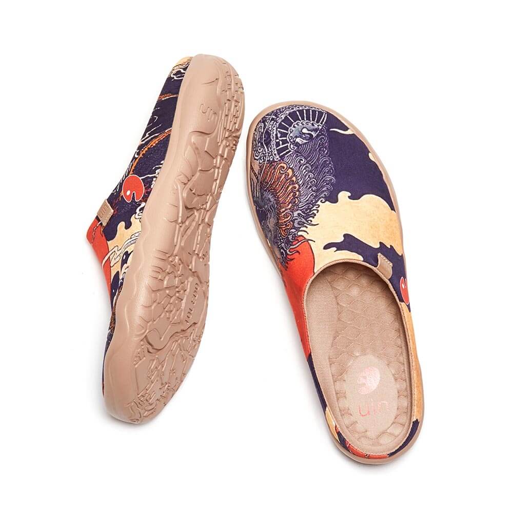 UIN Footwear Men Creature Slipper-US Local Delivery Canvas loafers