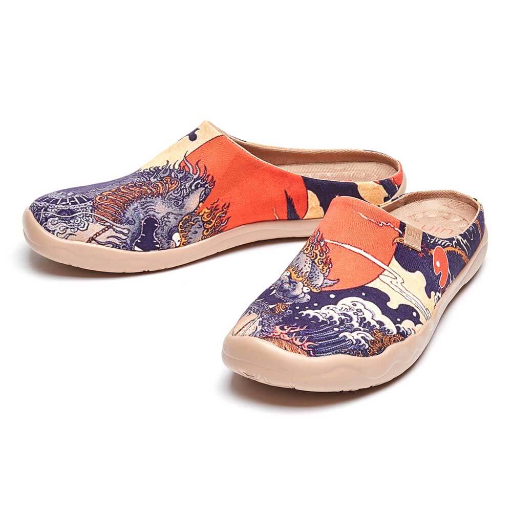 UIN Footwear Men Creature Slipper-US Local Delivery Canvas loafers