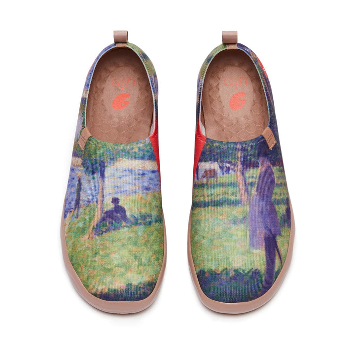 UIN Footwear Men Georges Seurat Study for 'La Grande Jatte?Men Canvas loafers