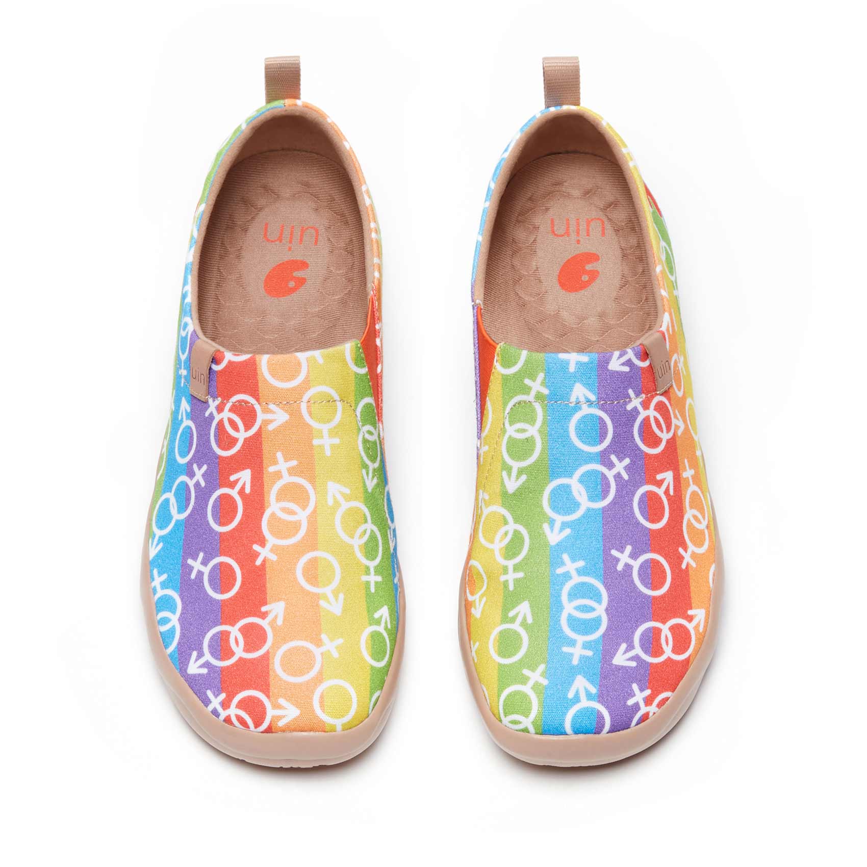 UIN Footwear Men Love is Love Toledo I Men Canvas loafers