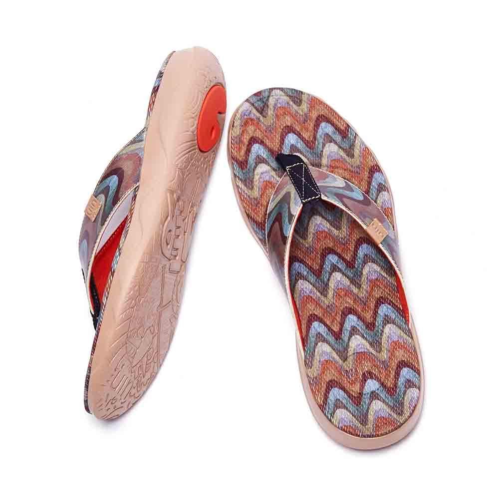 UIN Footwear Men Mountains Men Majorca Flip Flops Canvas loafers