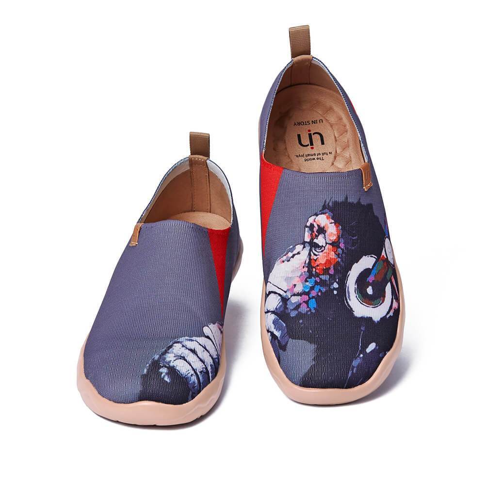 UIN Footwear Men Music Fan-US Local Delivery Canvas loafers