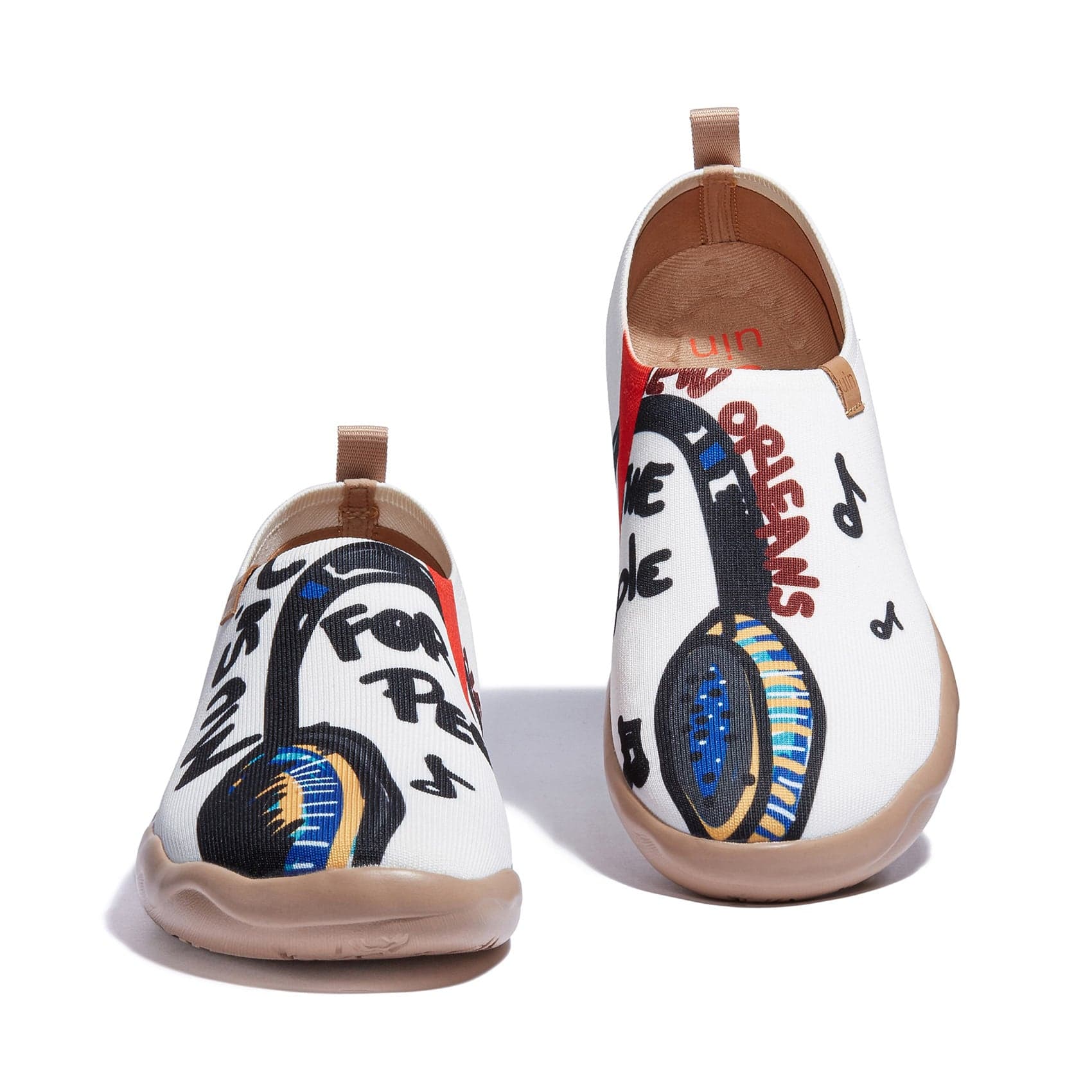 UIN Footwear Men Nobody Can Deny Music Toledo I Men Canvas loafers