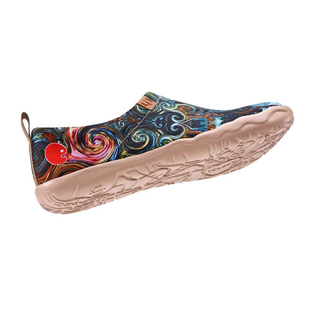 Wish Upon a Starry Night - Men’s slip-on canvas store shoes