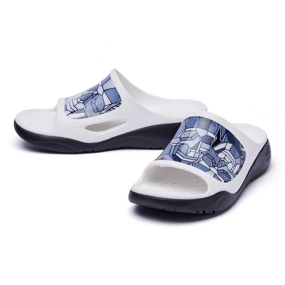 UIN Footwear Men Strange Rock Ibiza Slides Canvas loafers