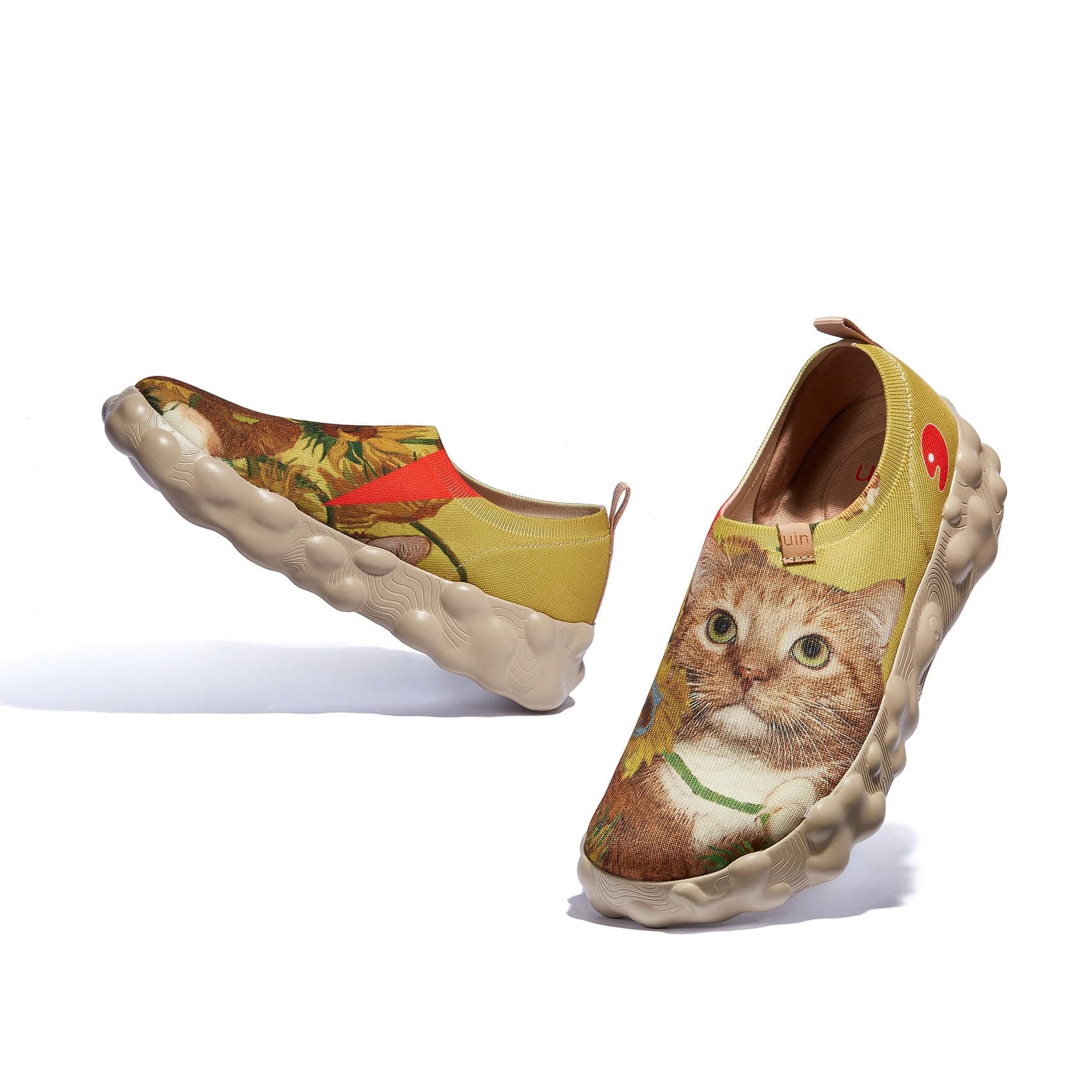 UIN Footwear Men Sunflowers and Cat 2 Toledo VI Men Canvas loafers