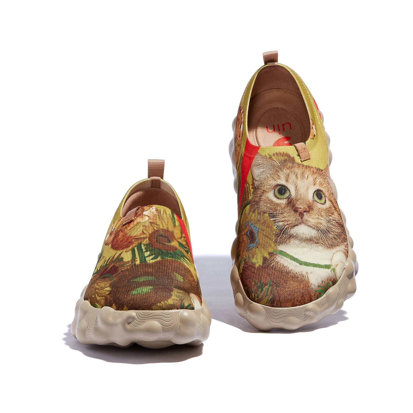 UIN Footwear Men Sunflowers and Cat 2 Toledo VI Men Canvas loafers