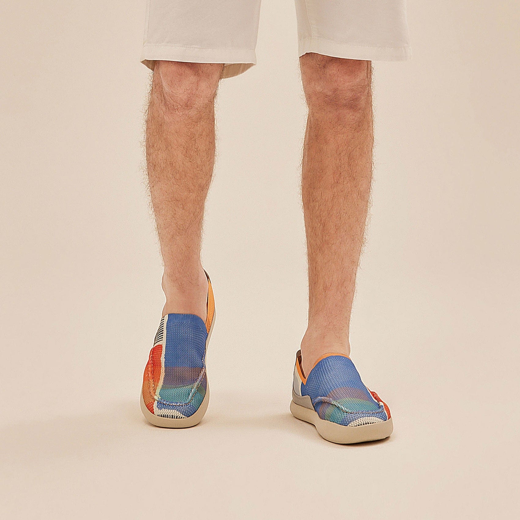 UIN Footwear Men Sunrise at Sea Horizon Mojacar I Men Canvas loafers