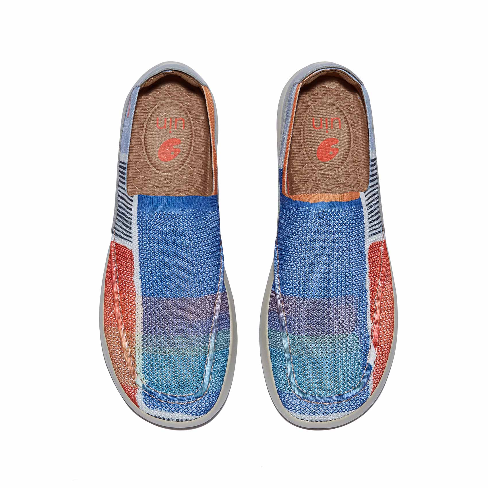 UIN Footwear Men Sunrise at Sea Horizon Mojacar I Men Canvas loafers