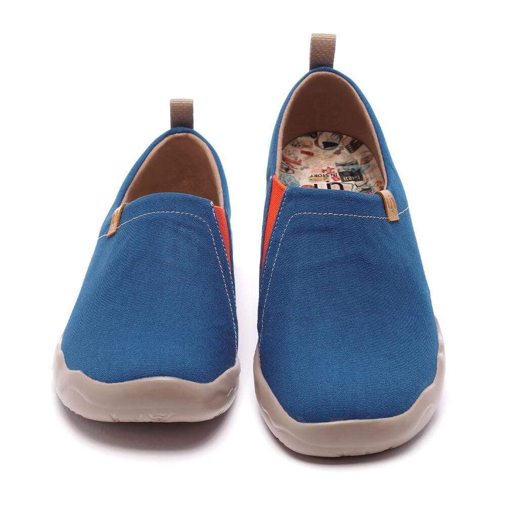 UIN Footwear Men Toledo Dark Blue-US Local Delivery Canvas loafers