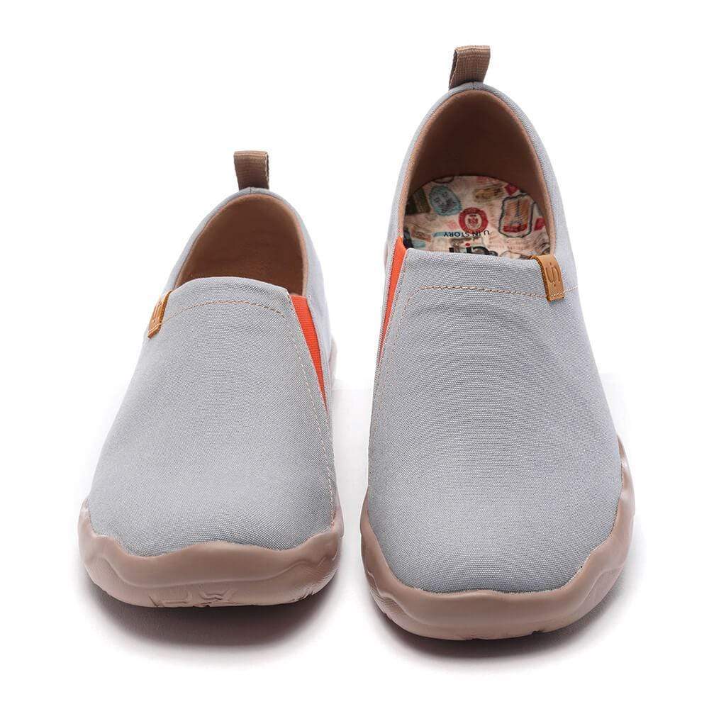 UIN Footwear Men Toledo Grey Canvas loafers