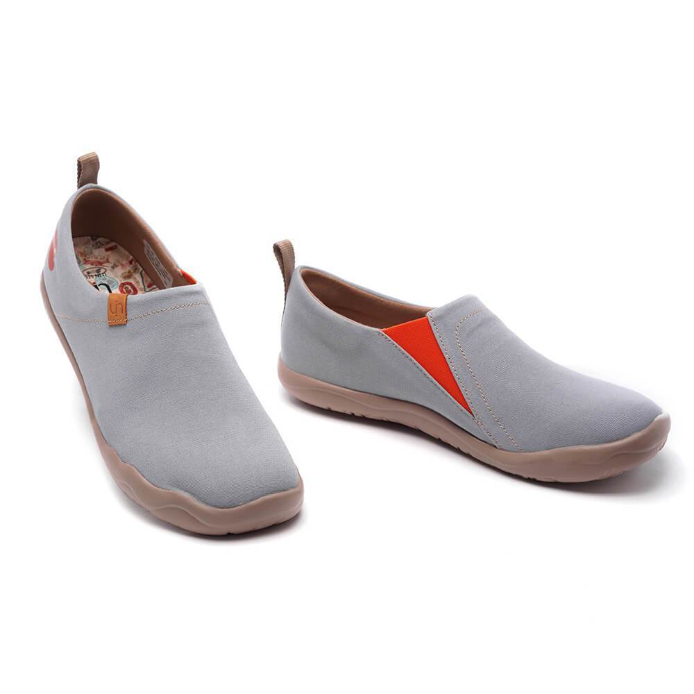 UIN Footwear Men Toledo Grey Canvas loafers