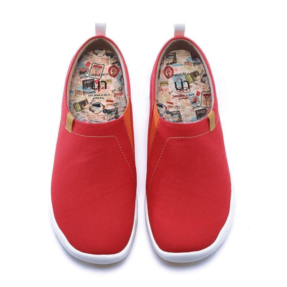 UIN Footwear Men Toledo Red Men Canvas loafers