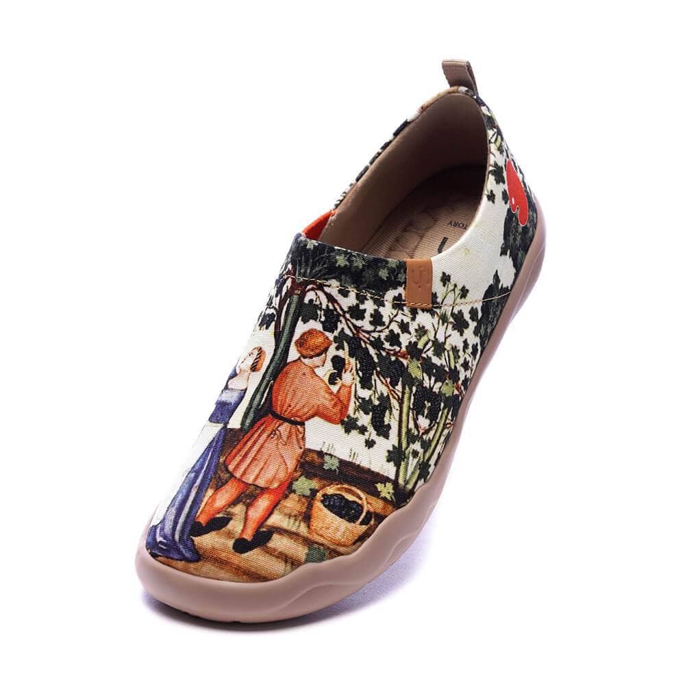 UIN Footwear Women Art Du Vin-US Local Delivery Canvas loafers