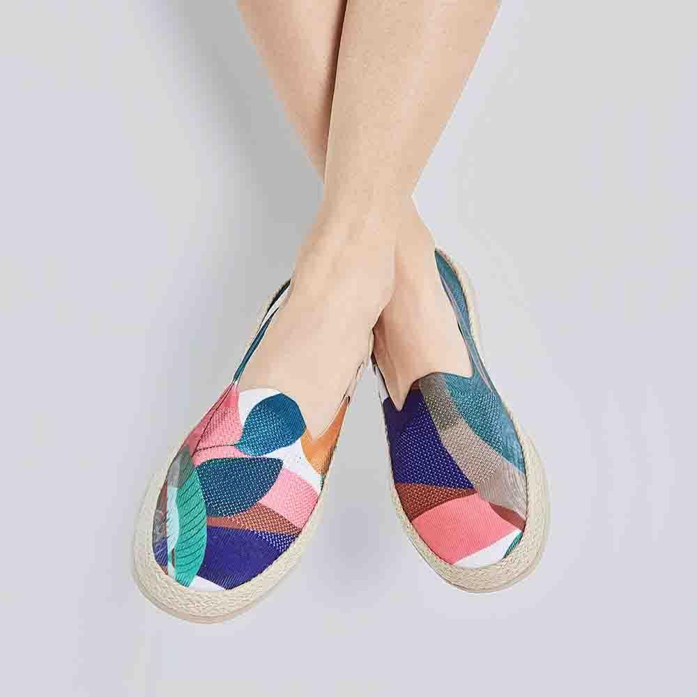 UIN Footwear Women Broad Leaf Marbella-US Local Delivery Canvas loafers