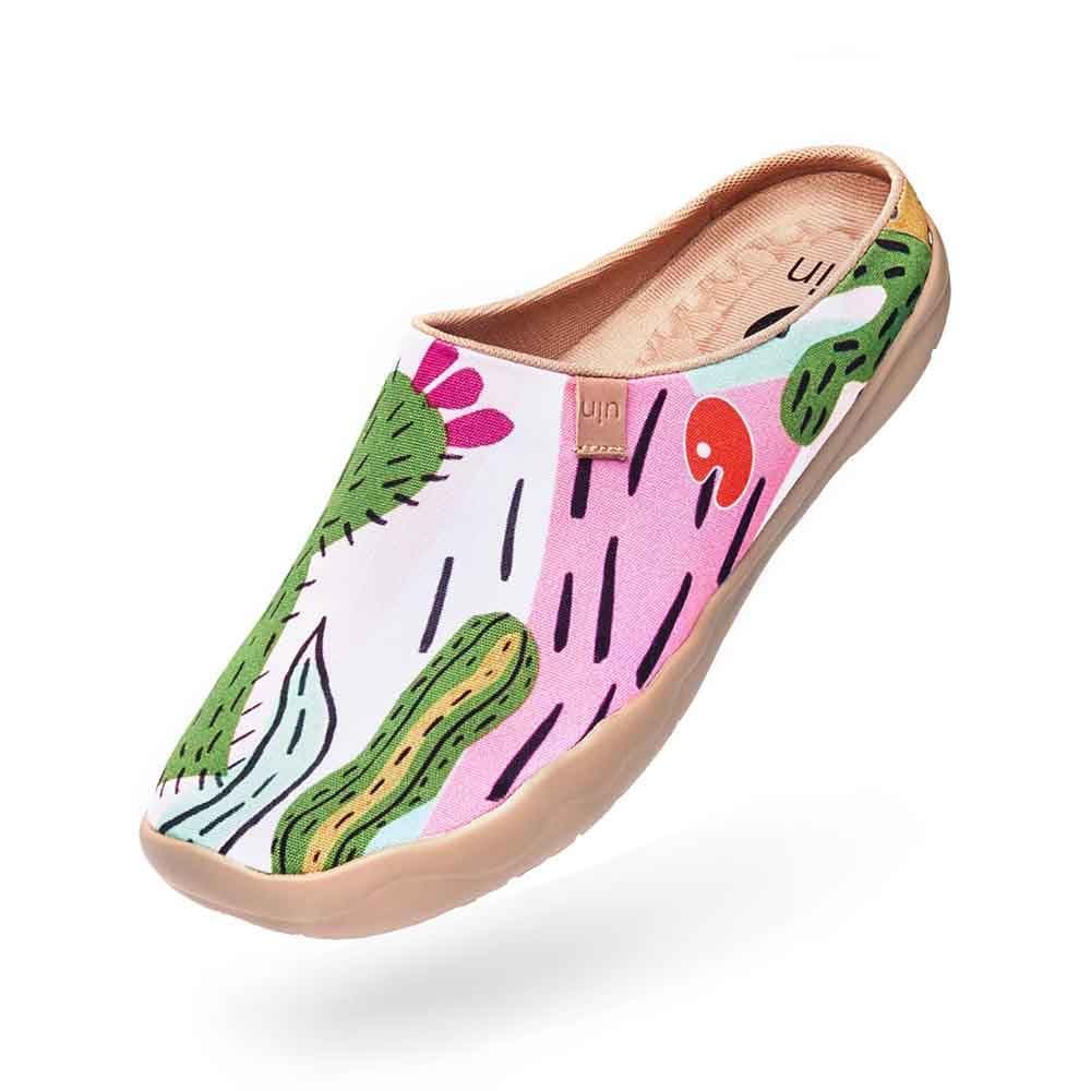 UIN Footwear Women Cactus Slipper-US Local Delivery Canvas loafers