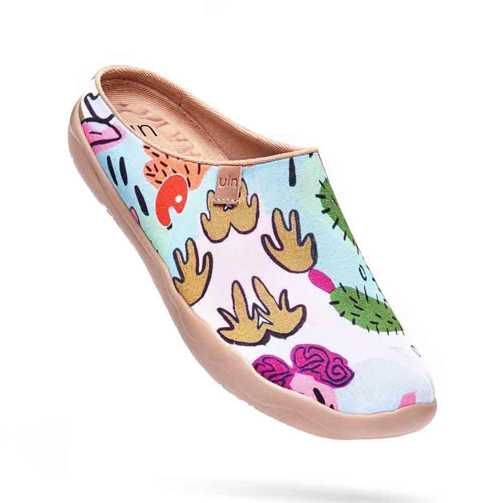 UIN Footwear Women Cactus Slipper-US Local Delivery Canvas loafers