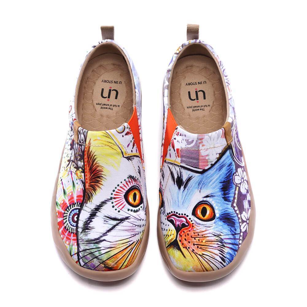 UIN Footwear Women Cheer Up-US Local Delivery Canvas loafers