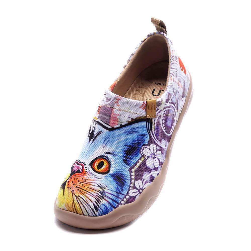 UIN Footwear Women Cheer Up-US Local Delivery Canvas loafers