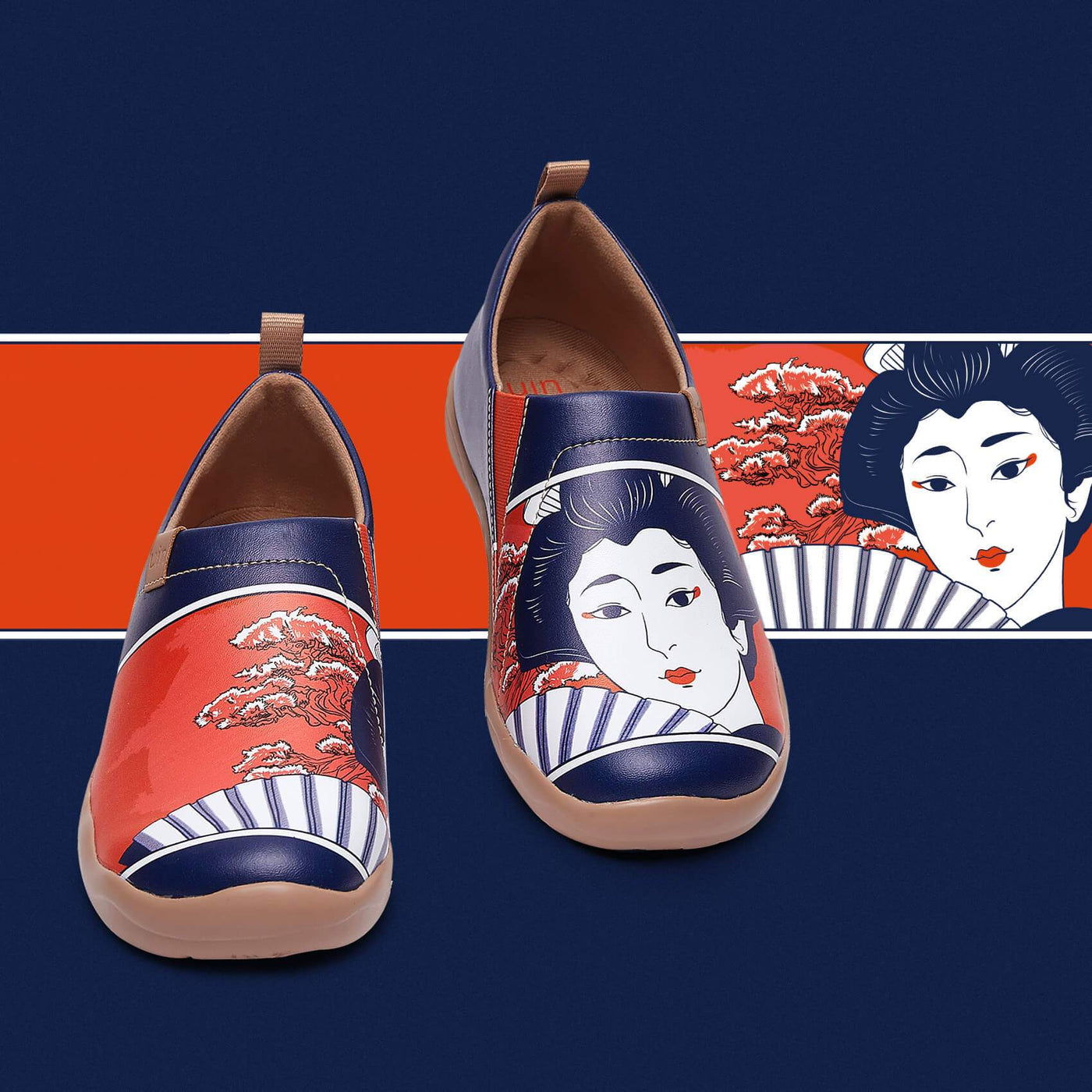 Dancing Geisha Women Art Travel Shoes | UIN FOOTWEAR Official
